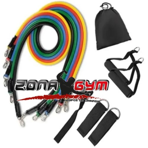 KIT DE 5 LIGAS DE FUERZA - DIFERENTES NIVELES DE  INTENSIDAD